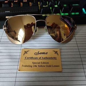 Sama 24k Sunglasses Rare!!
